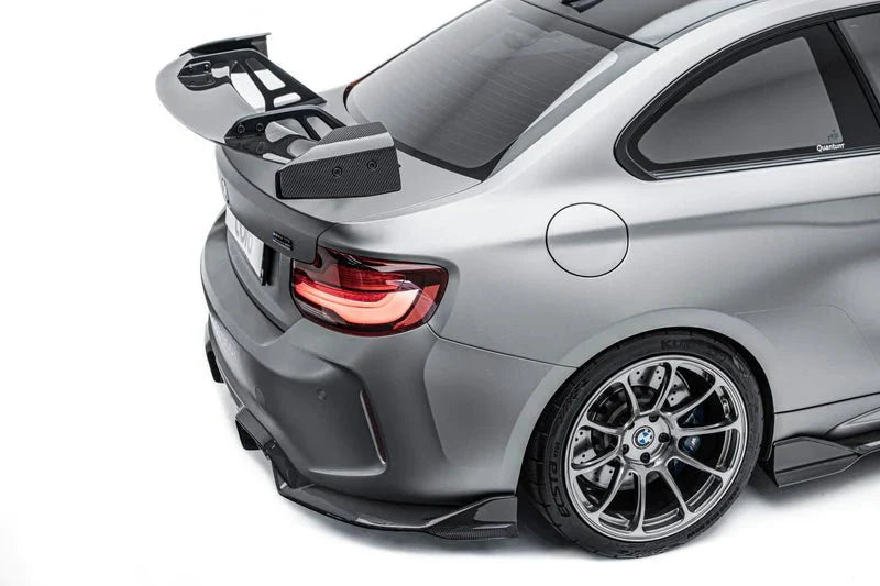 Yahua BMW 2 Series F22 & M2 F87 Pre-Preg Carbon Fibre Swan Neck AT-R1 Rear Wing (2014-2021)