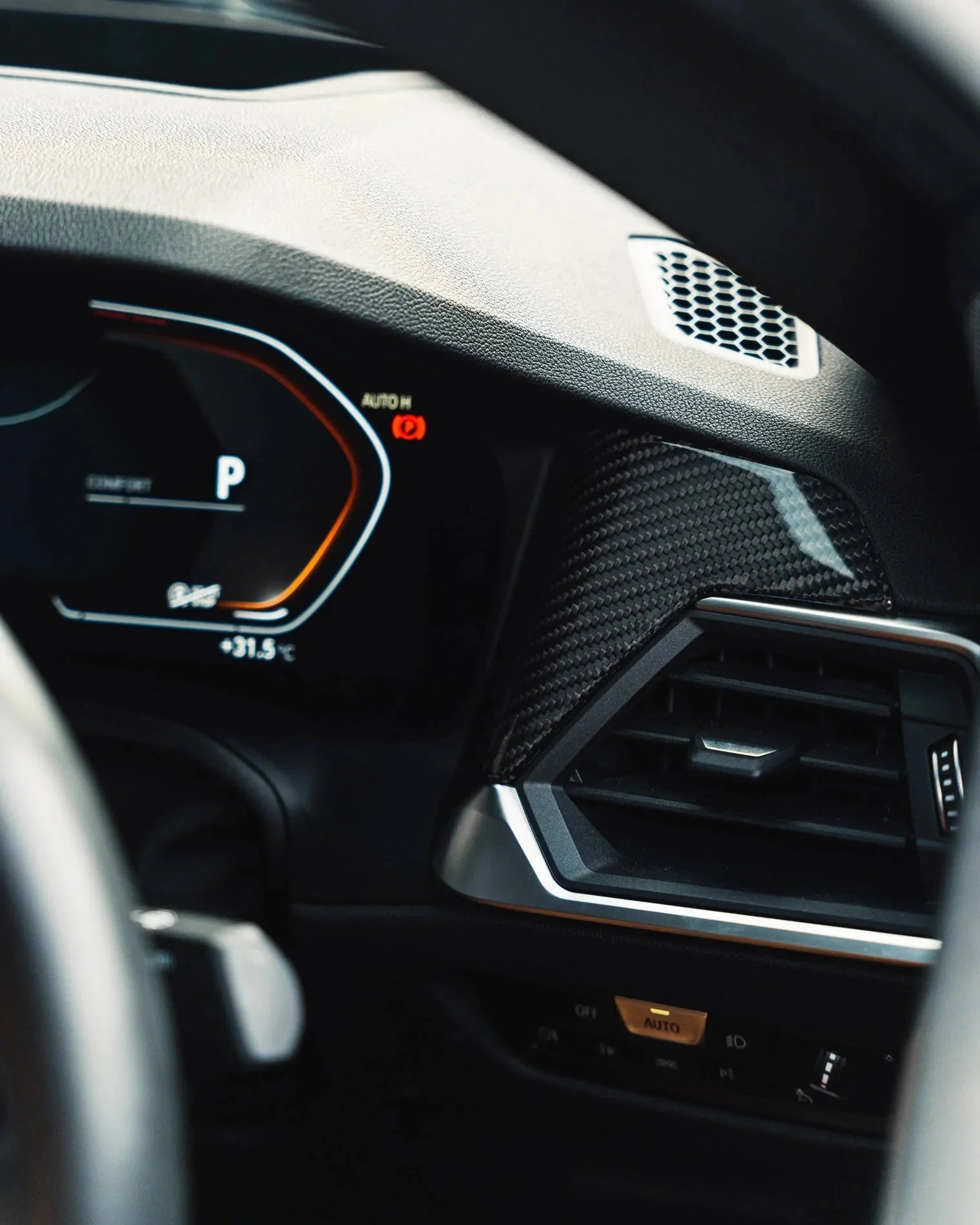 Yahua BMW 2 Series G42, G80 G81 M3 & G82 M4 Pre-Preg Carbon Fibre Air Vent Trim (2021-2022)
