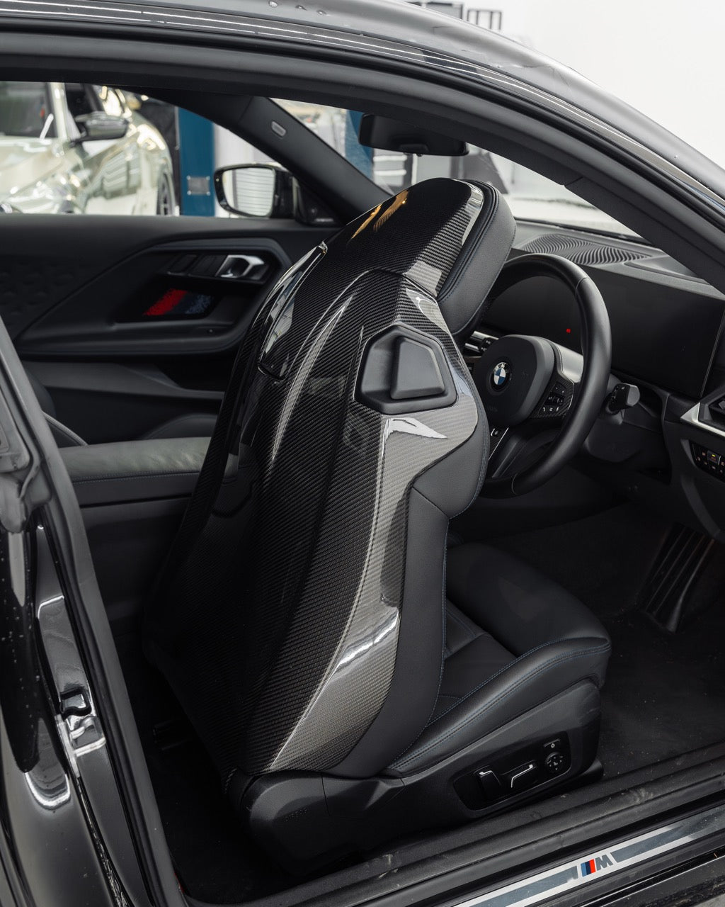 BMW 2 Series G42, M4 G82, M2 G87 Pre-Preg Carbon Fibre Full Seat Back Covers by TRE (2018+)