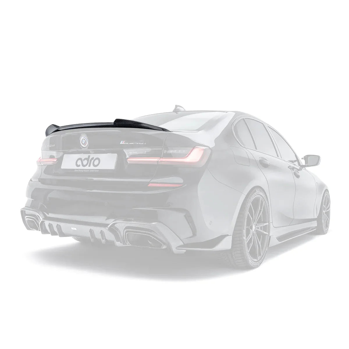 Yahua BMW 3 Series, M340i G20 & M3 G80 Pre-Preg Carbon Fibre Rear Spoiler (2018+)