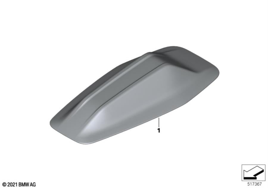 Yahua BMW 5 Series G60 & M5 G90 G99 Genuine M-Style Carbon Fibre Antenna Cover (2024+)