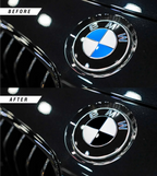 BMW F & G Series Blackout Full Car Badge Emblem Vinyl Overlays