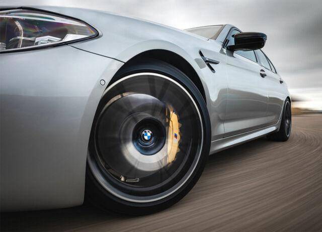 BMW F Series M Performance 5x120 65mm Floating Wheel Centre Cap Set (2011-2021)
