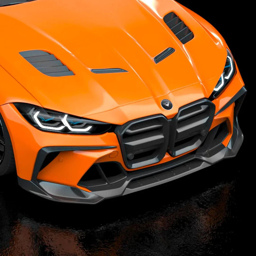 Yahua BMW G80 G81 M3 & G82 G83 M4 Carbon Fibre GTS-V Aero Front Bumper (2020+)