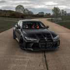Yahua BMW G80 G81 M3 & G82 G83 M4 Pre-Preg Carbon Fibre T-CSL Front Kidney Grilles with ACC Fitment (2021+)
