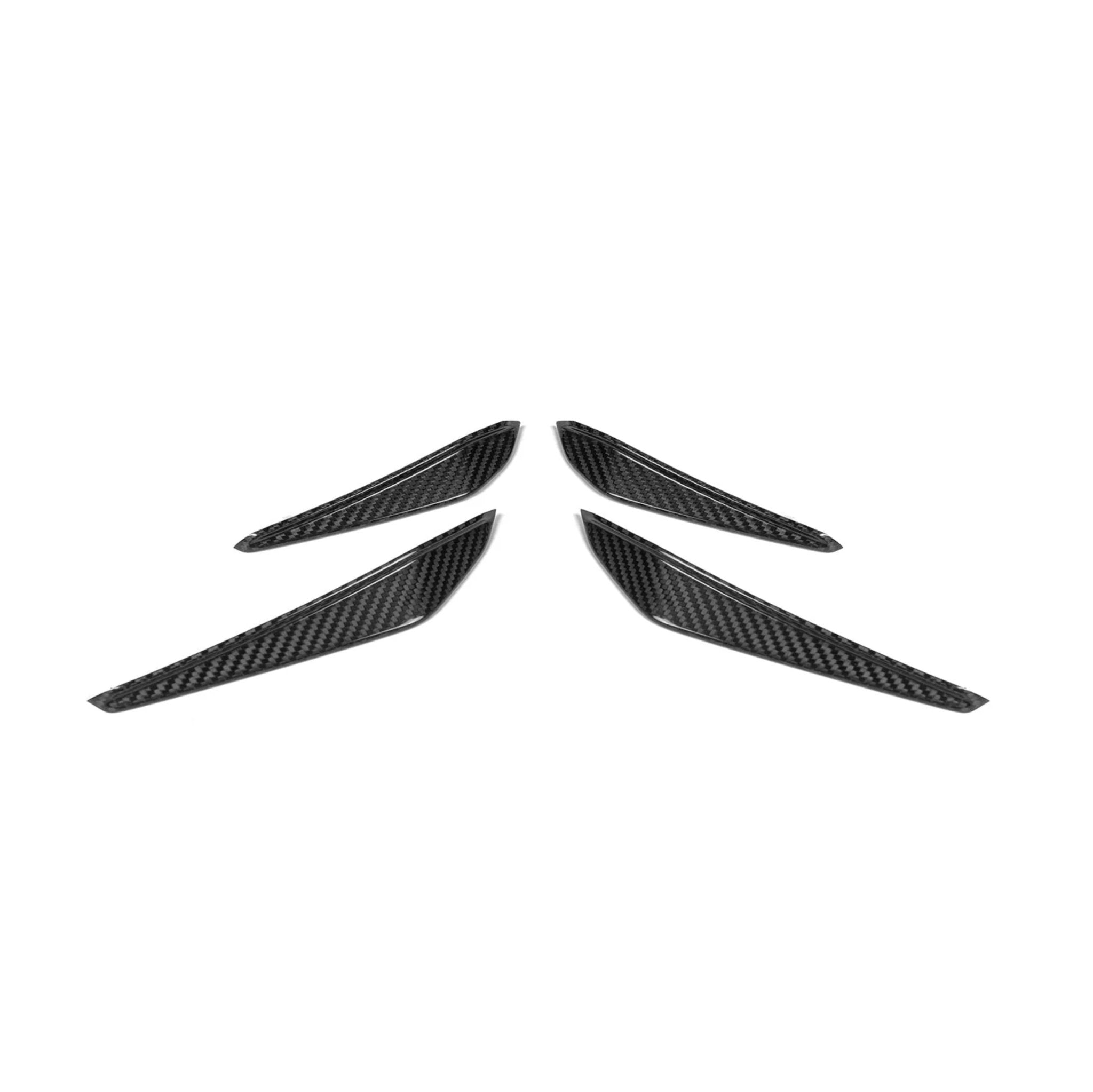 Yahua BMW G80 G81 M3 & G82 G83 M4 Pre-Preg Carbon Fibre Front Canard Trims (2021+)