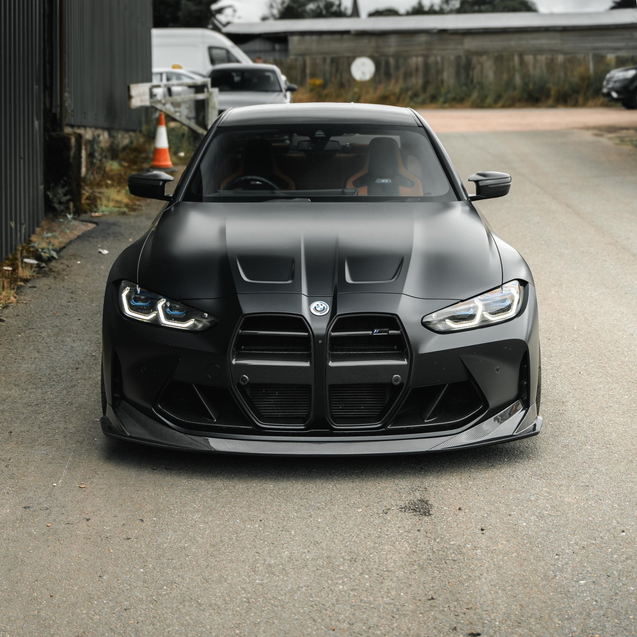 Yahua BMW G80 G81 M3 & G82 G83 M4 Pre-Preg Carbon Fibre GT Front Kidney Grilles (2021+)