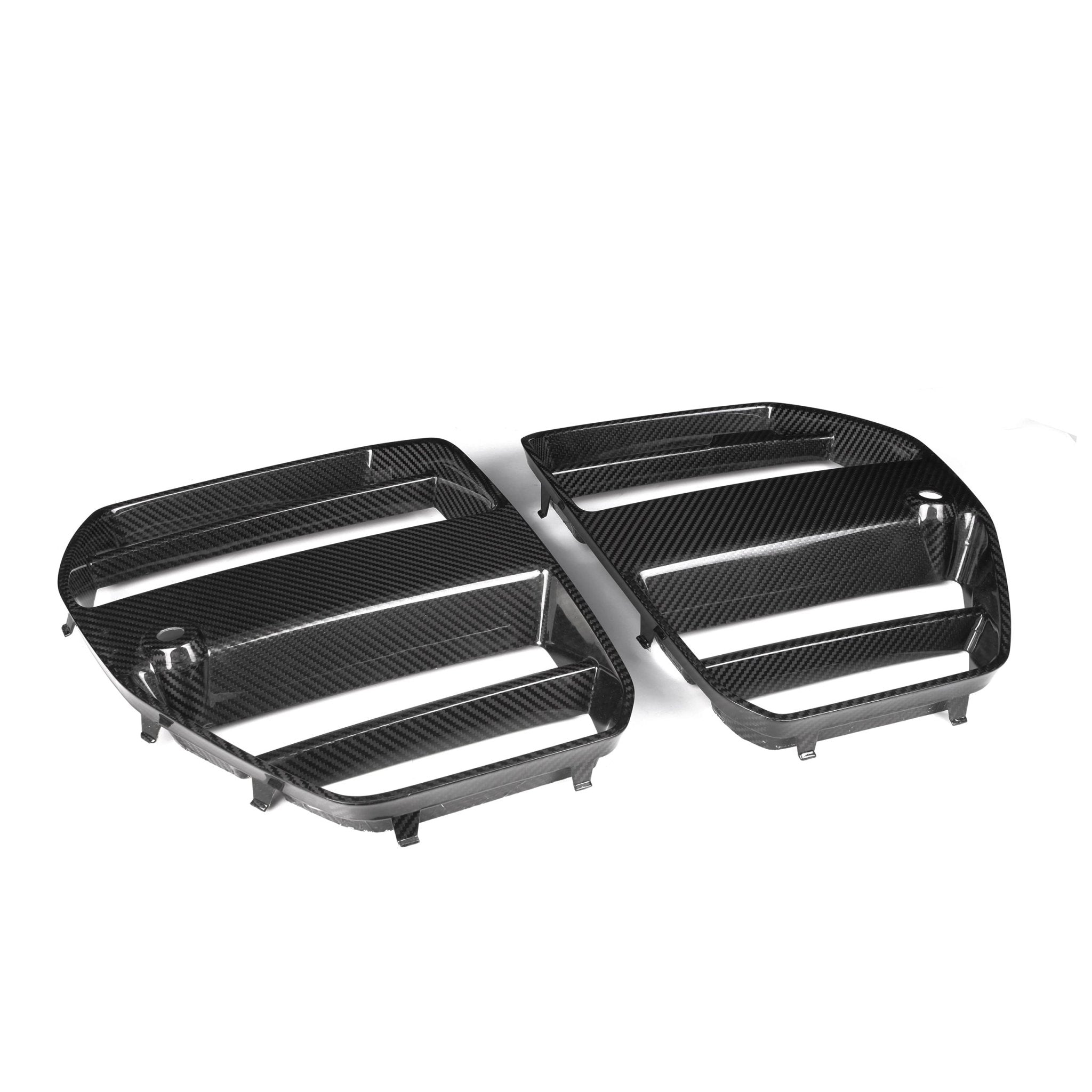 Yahua BMW G80 G81 M3 & G82 G83 M4 Pre-Preg Carbon Fibre GT Front Kidney Grilles (2021+)