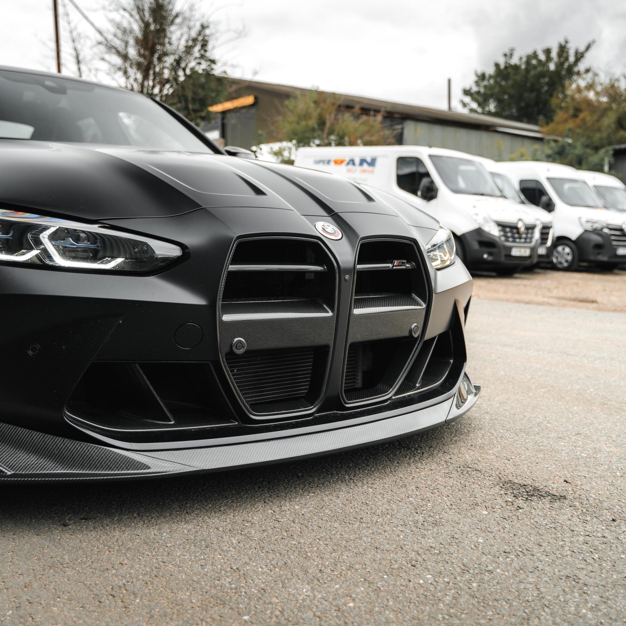 Yahua BMW G80 G81 M3 & G82 G83 M4 Pre-Preg Carbon Fibre GT Front Kidney Grilles (2021+)