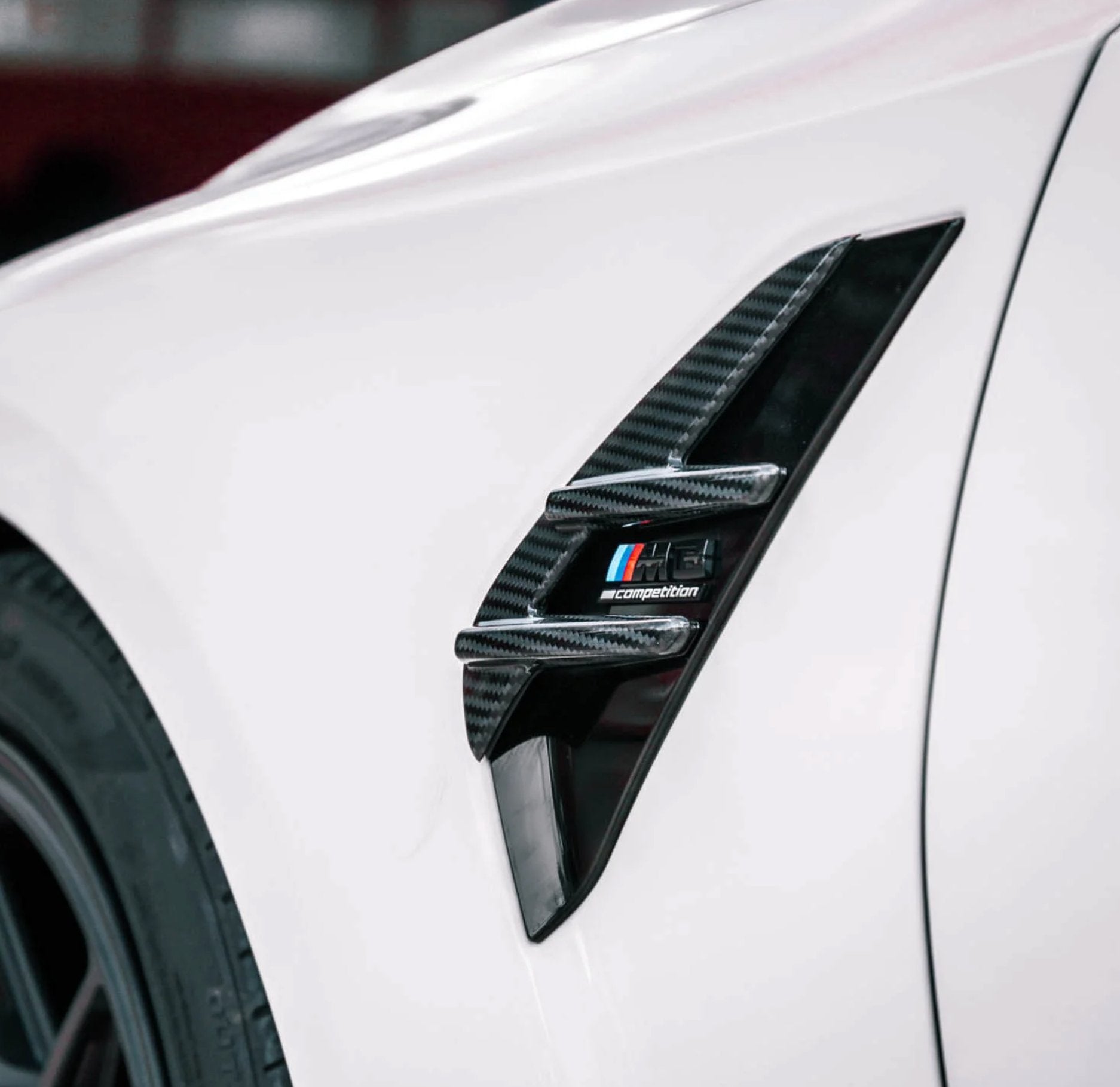 Yahua BMW G80 G81 M3 & G82 G83 M4 Pre-Preg Carbon Fibre Side Fender Trim Covers (2021+)