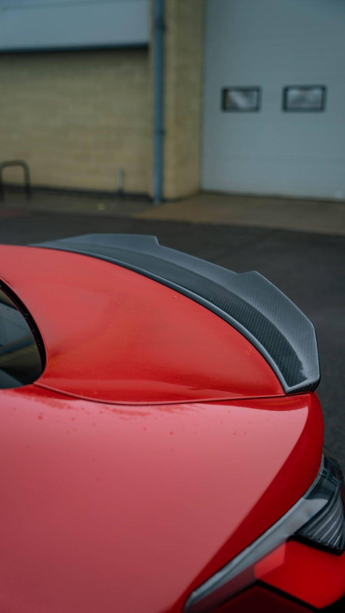 Yahua BMW G82 M4 & G22 4 Series Carbon Fibre Ducktail Rear Spoiler (2020+, G22 G82)