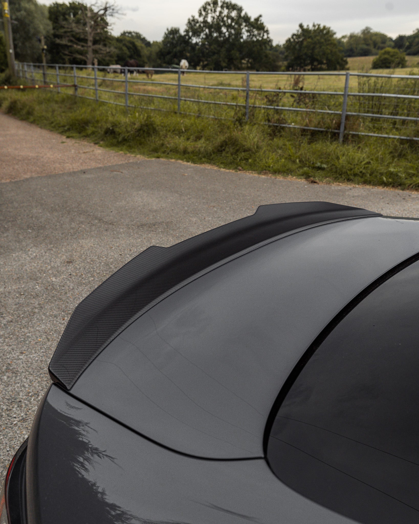 Yahua BMW G82 M4 & G22 4 Series Carbon Fibre Ducktail Rear Spoiler (2020+, G22 G82)