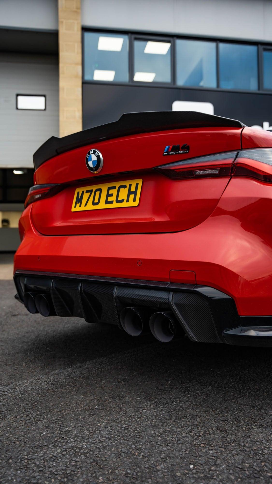 Yahua BMW G82 M4 & G22 4 Series Carbon Fibre Ducktail Rear Spoiler (2020+, G22 G82)