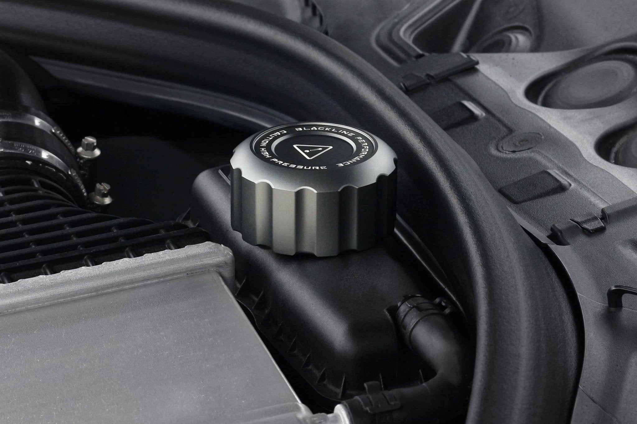 BMW M Vehicles (S55, S63) Charge Cooler Tank Cap Cover by Goldenwrench