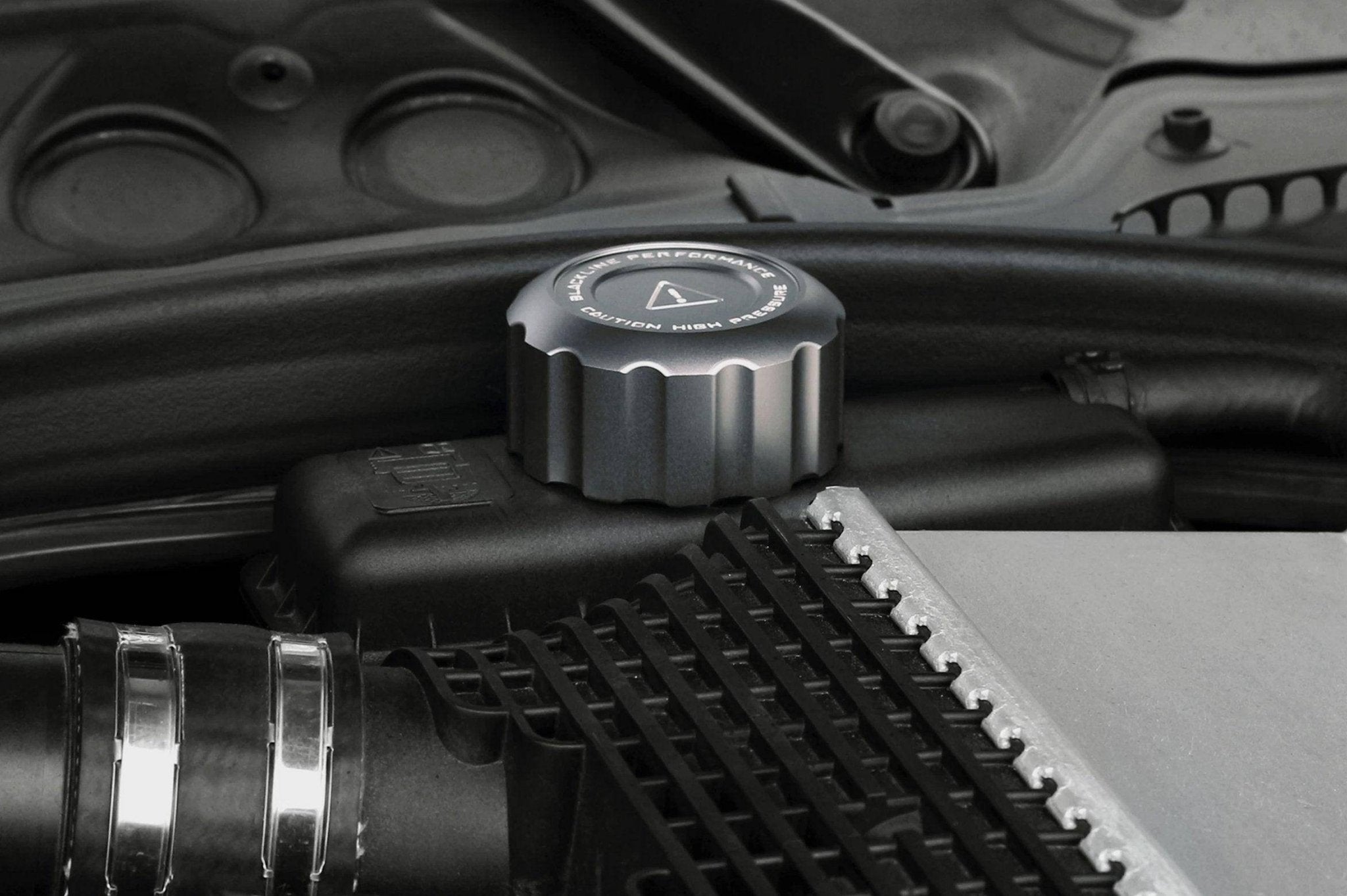 BMW M Vehicles (S55, S63) Charge Cooler Tank Cap Cover by Goldenwrench