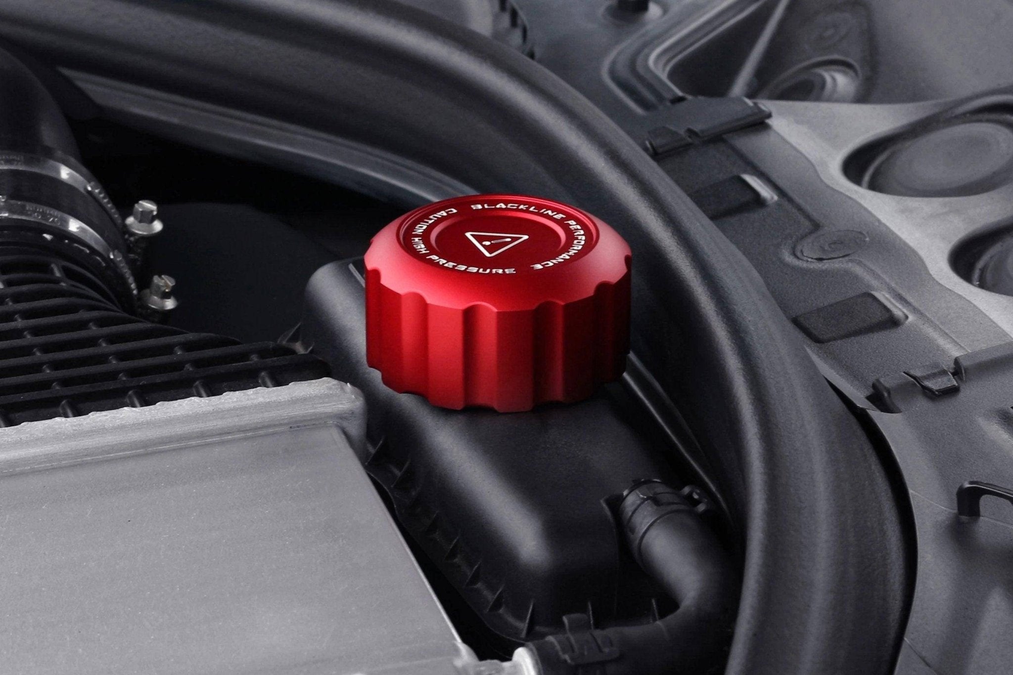 BMW M Vehicles (S55, S63) Charge Cooler Tank Cap Cover by Goldenwrench