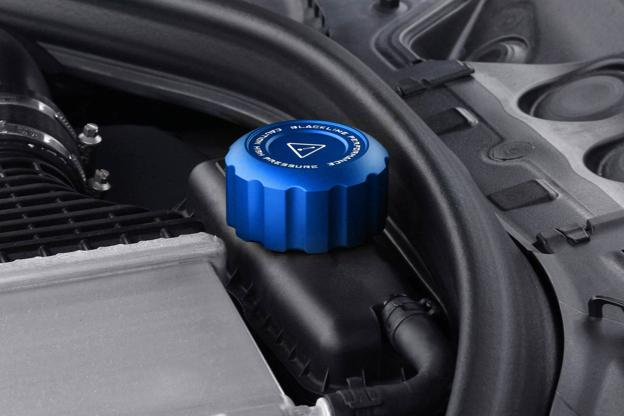 BMW M Vehicles (S55, S63) Charge Cooler Tank Cap Cover by Goldenwrench