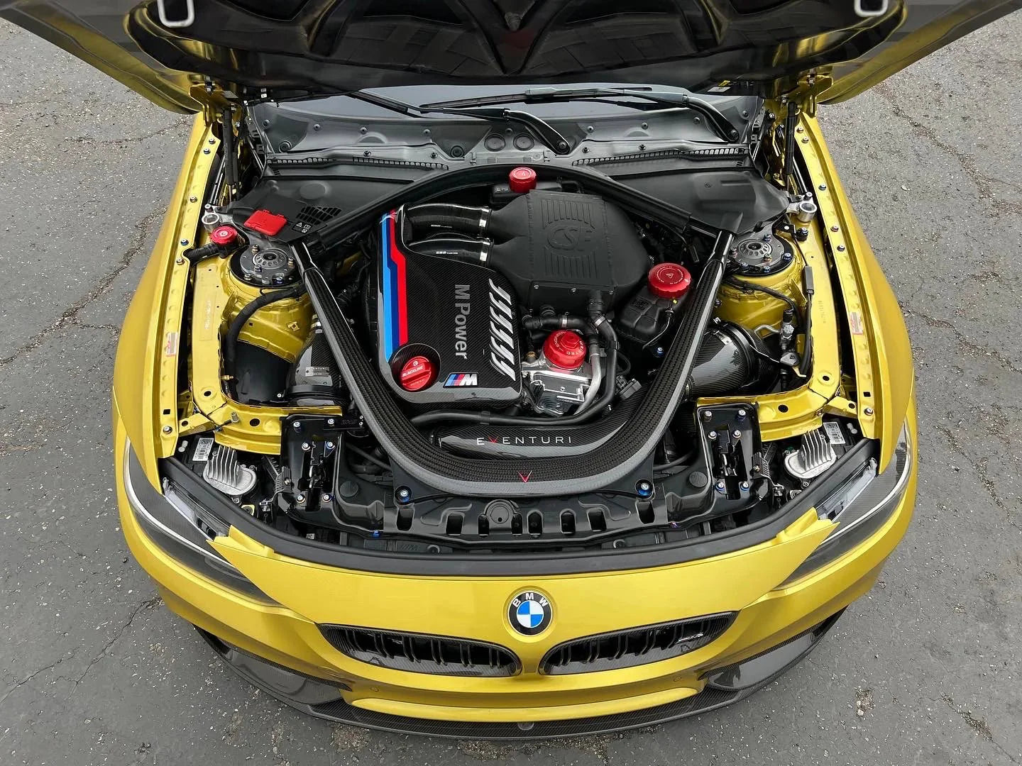 BMW M2 Competition F87, M3 F80, M4 F82 Engine Dress Up Hardware by Downstar (2015-2021)