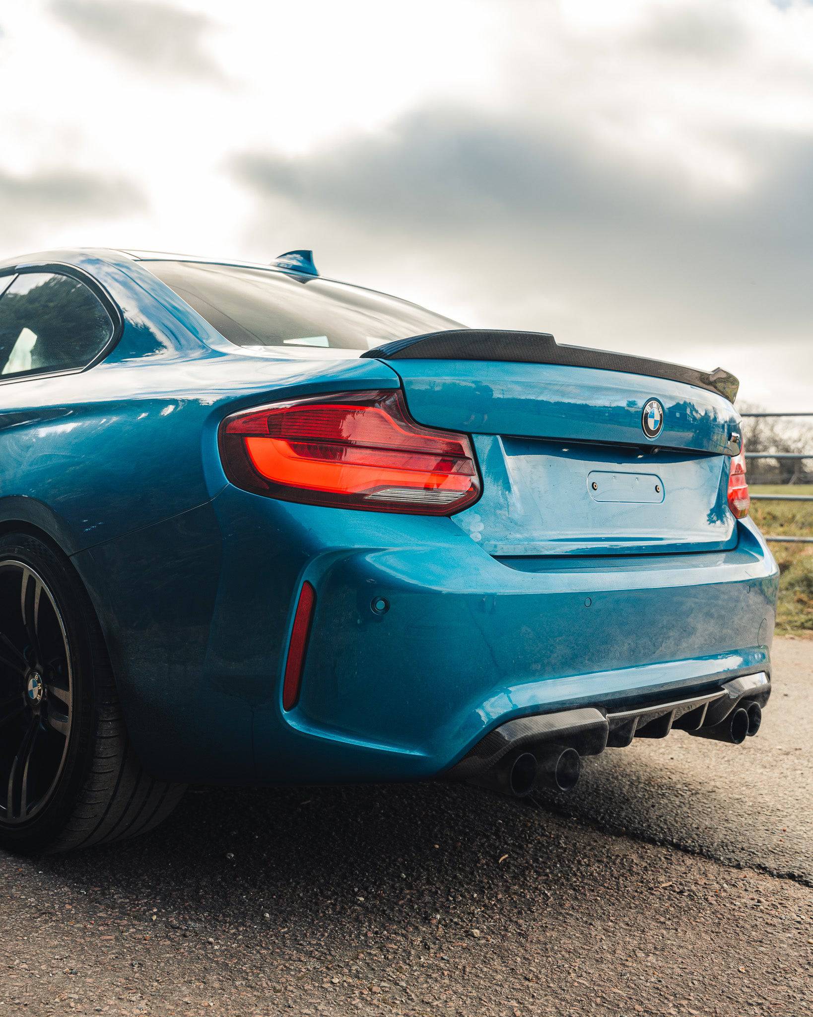 Yahua BMW M2 F87 & 2 Series F22 Pre-preg Carbon Fibre CS Spoiler (2014-2021)