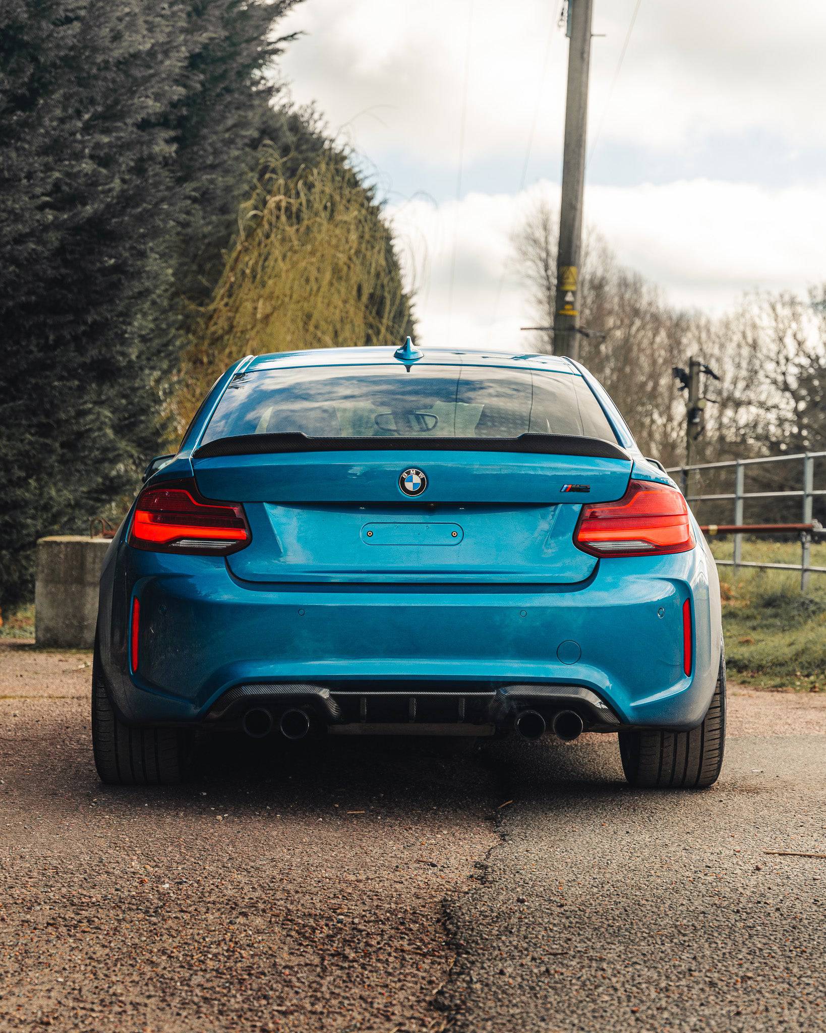 Yahua BMW M2 F87 & 2 Series F22 Pre-preg Carbon Fibre CS Spoiler (2014-2021)