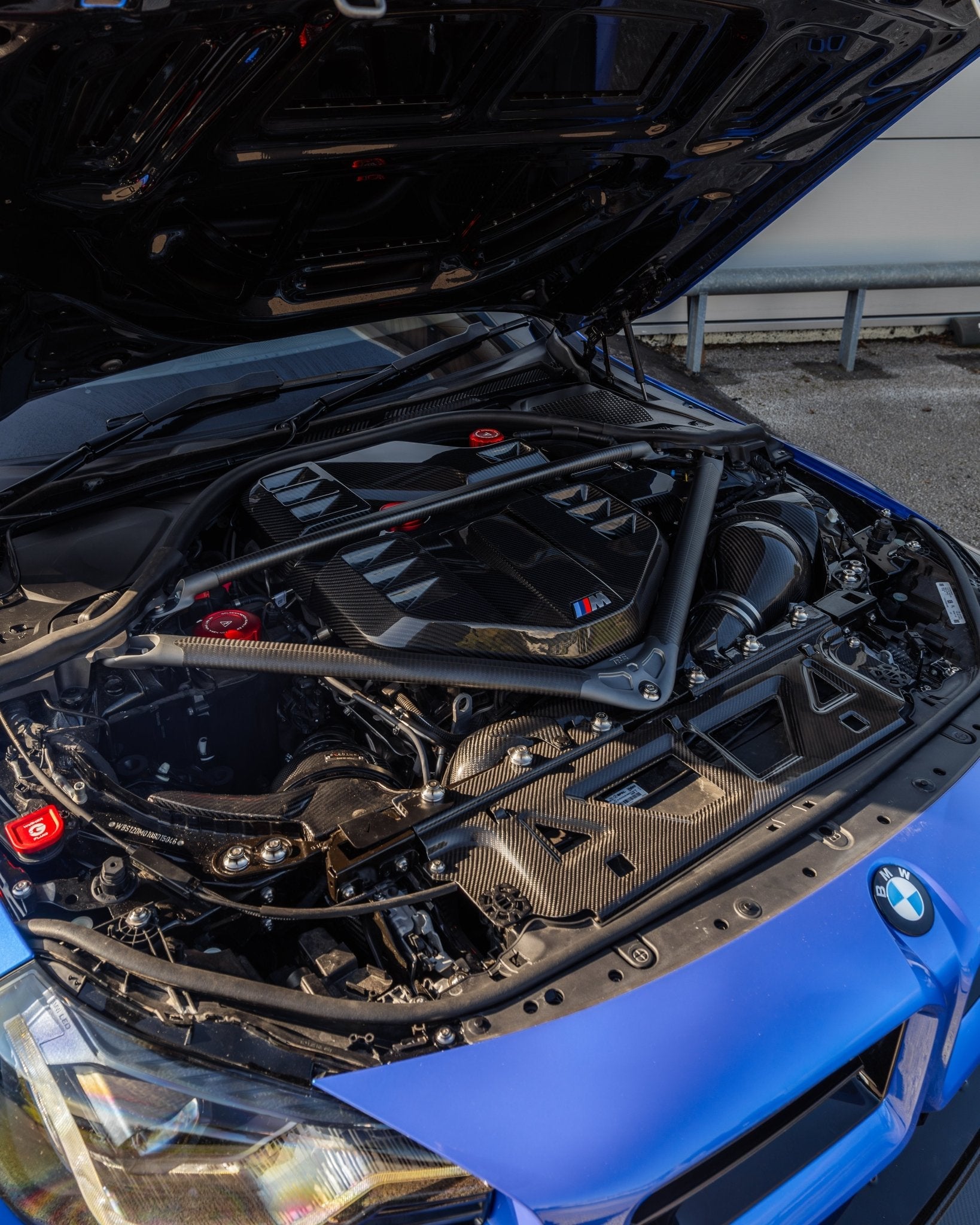 Yahua BMW M2 G87, M3 G80 G81 & M4 G82 G83 Pre-Preg Carbon Fibre Cooling Shroud (2021+)