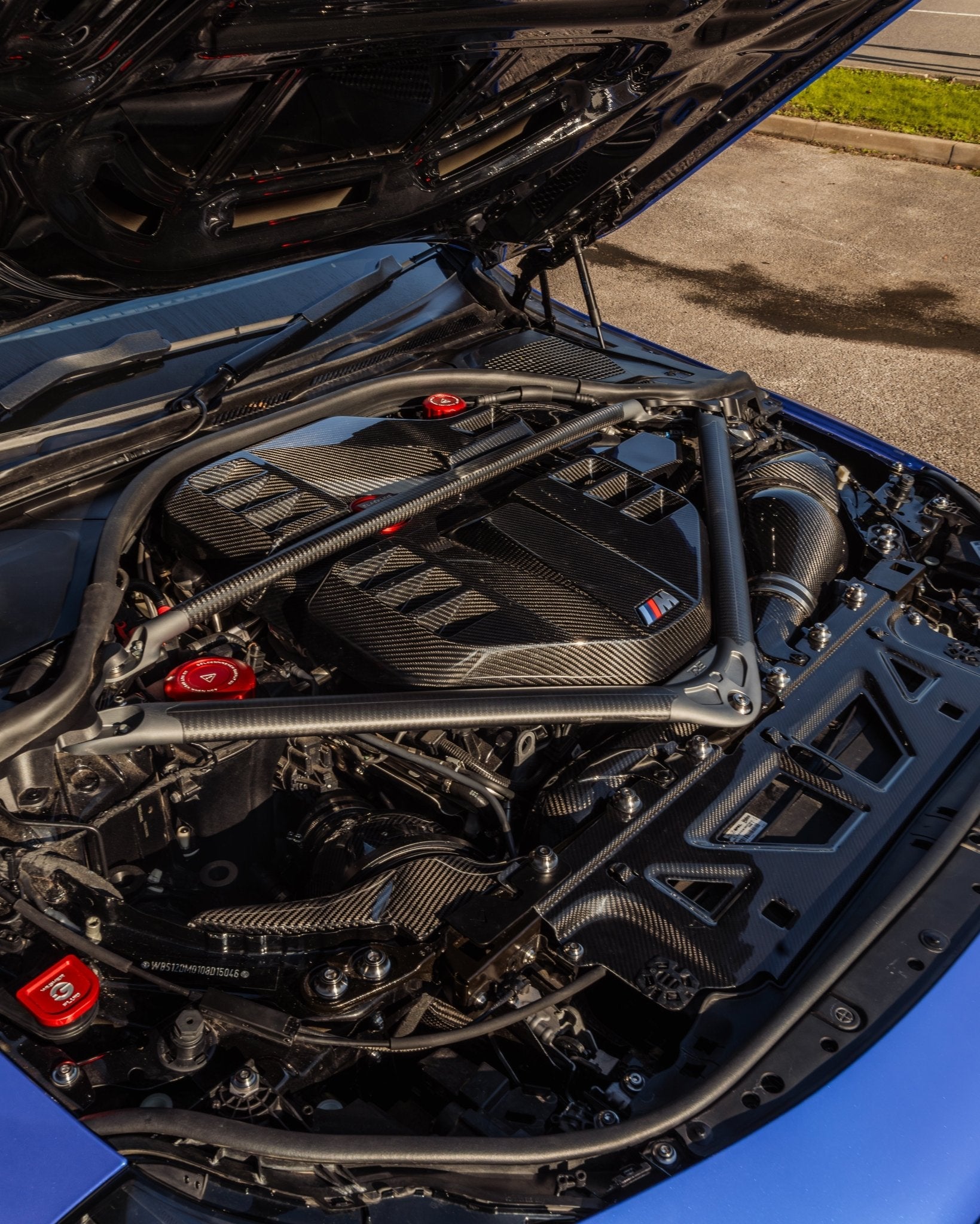 Yahua BMW M2 G87, M3 G80 G81 & M4 G82 G83 Pre-Preg Carbon Fibre Cooling Shroud (2021+)