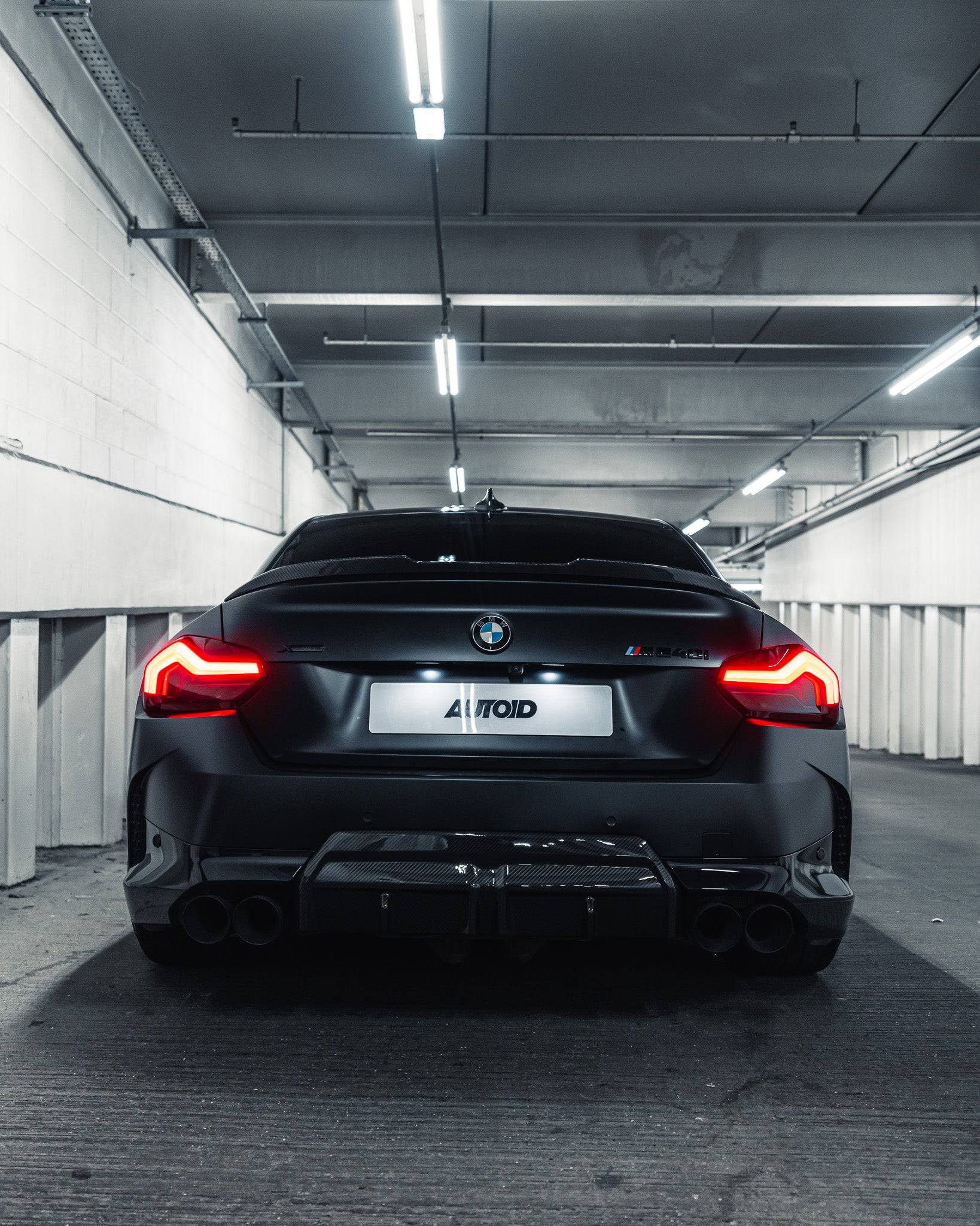 BMW M240i Genuine M Performance Black High Gloss Model Badge