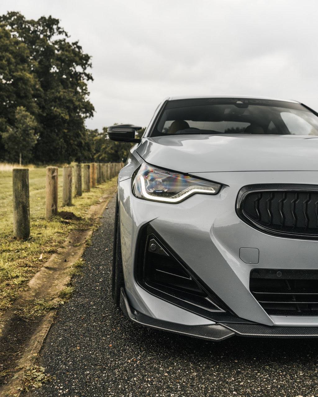 BMW M240i Genuine Shadow Line Black High Gloss Grille Insert