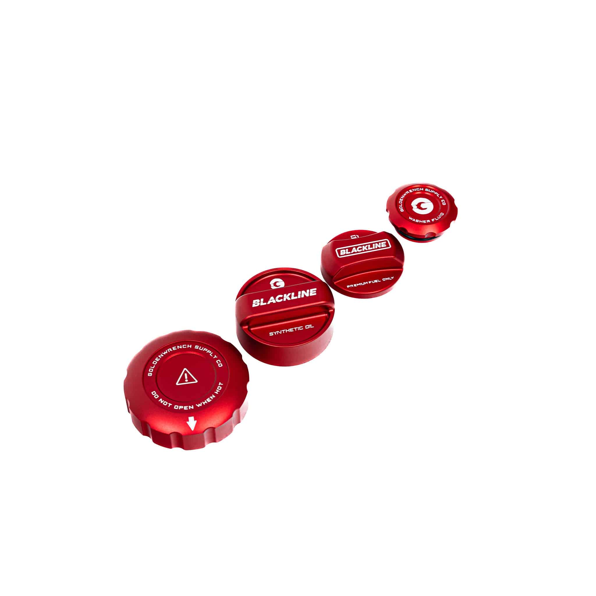 BMW M3 E92, M135i F20, M235i F22 & M2 F87 Engine & Fuel Cap Set by Goldenwrench