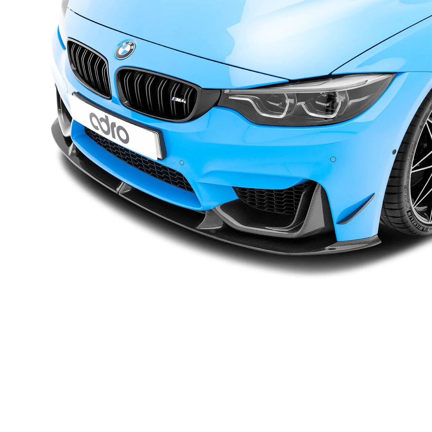 BMW M3 F80 & M4 F82 F83 Pre-Preg Carbon Fibre Front Splitter by Adro (2014-2020)