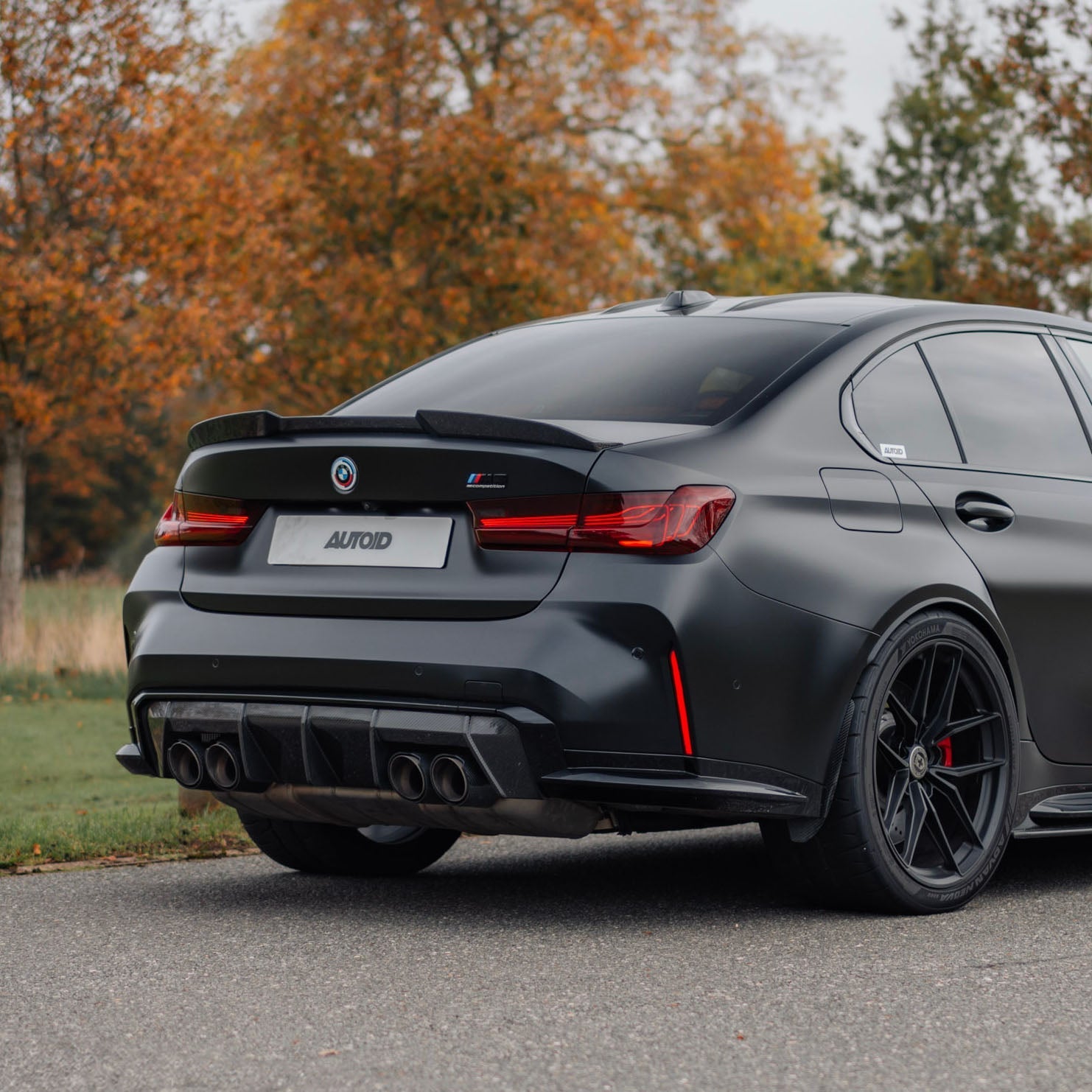 Yahua BMW M3 G80 & 3 Series G20 Pre-preg Carbon Fibre PR-1 Rear Spoiler (2018+)