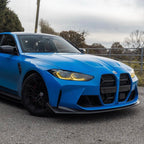 Yahua BMW M3 G80 G81 & BMW M4 G82 G83 Pre-Preg Carbon Fibre T-CSL Front Splitter (2021+)