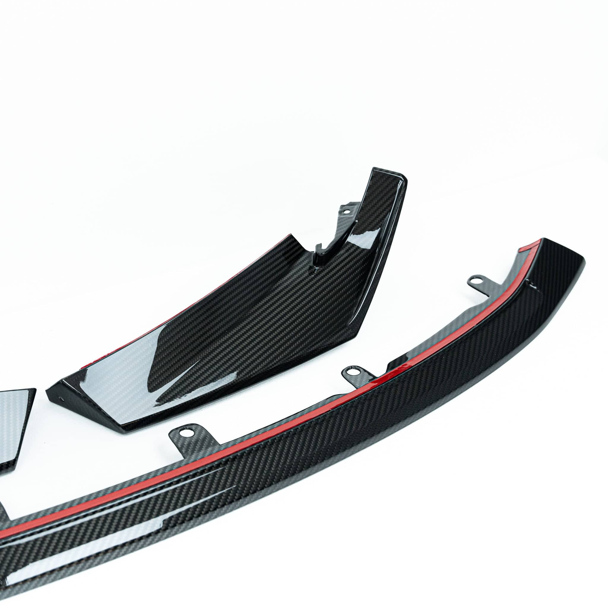 Yahua BMW M3 G80 G81 & BMW M4 G82 G83 Pre-Preg Carbon Fibre T-CSL Front Splitter (2021+)