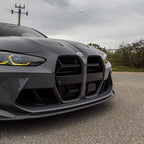 Yahua BMW M3 G80 G81 & BMW M4 G82 G83 Pre-Preg Carbon Fibre T-CSL Front Splitter (2021+)