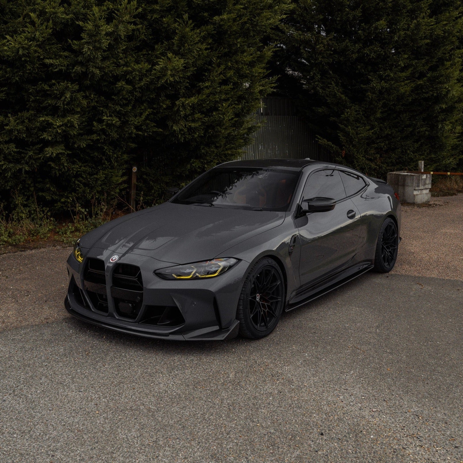 Yahua BMW M3 G80 G81 & BMW M4 G82 G83 Pre-Preg Carbon Fibre T-CSL Front Splitter (2021+)