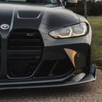 Yahua BMW M3 G80 G81 & BMW M4 G82 G83 Pre-Preg Carbon Fibre T-CSL Front Splitter (2021+)
