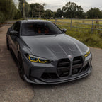 Yahua BMW M3 G80 G81 & BMW M4 G82 G83 Pre-Preg Carbon Fibre T-CSL Front Splitter (2021+)