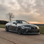 Yahua BMW M3 G80 G81 & BMW M4 G82 G83 Pre-Preg Carbon Fibre T-CSL Front Splitter (2021+)