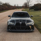 Yahua BMW M3 G80 G81 & BMW M4 G82 G83 Pre-Preg Carbon Fibre T-CSL Front Splitter (2021+)