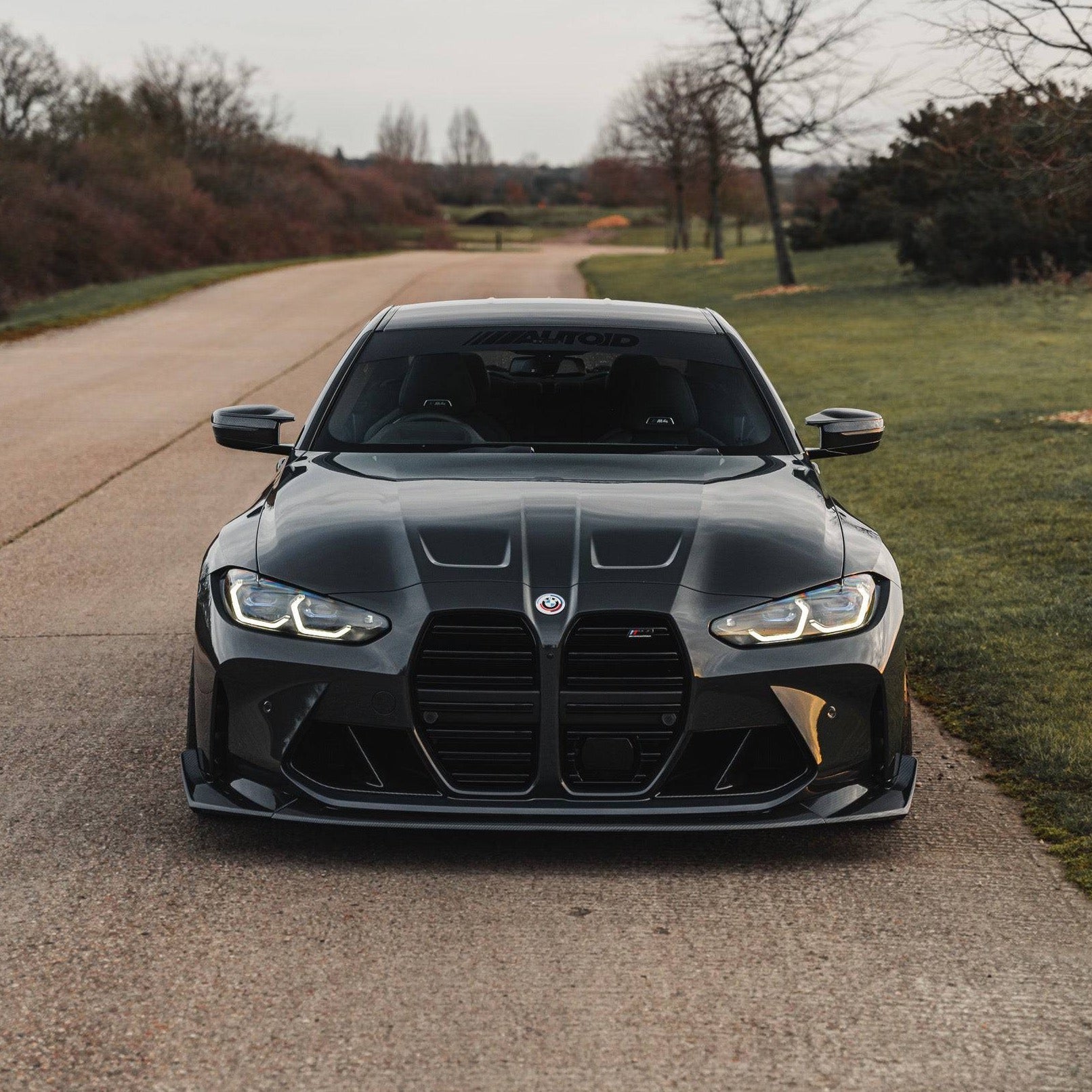 Yahua BMW M3 G80 G81 & BMW M4 G82 G83 Pre-Preg Carbon Fibre T-CSL Front Splitter (2021+)
