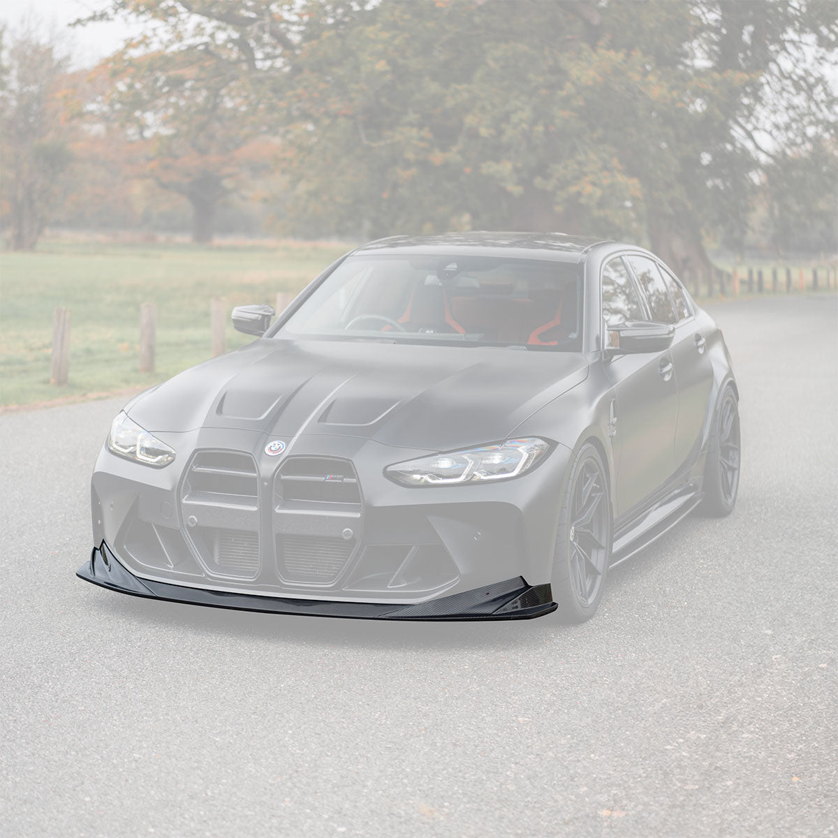 Yahua BMW M3 G80 G81 & BMW M4 G82 G83 Pre-Preg Carbon Fibre PR-1 Front Splitter (2021+)