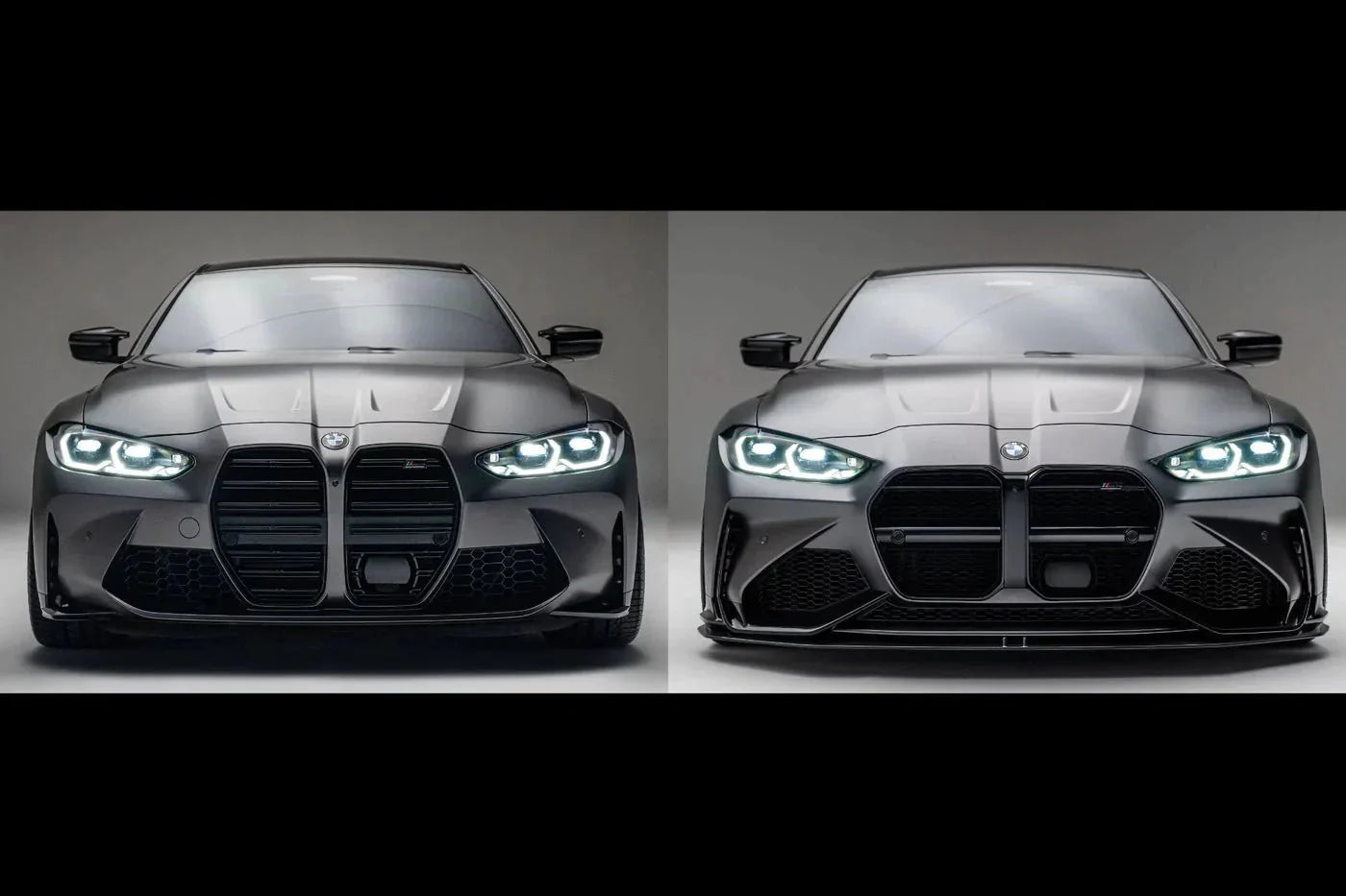 Yahua BMW M3 G80 G81 & M4 G82 G83 Carbon Fibre Splitter for V1 Bumper(2021+)