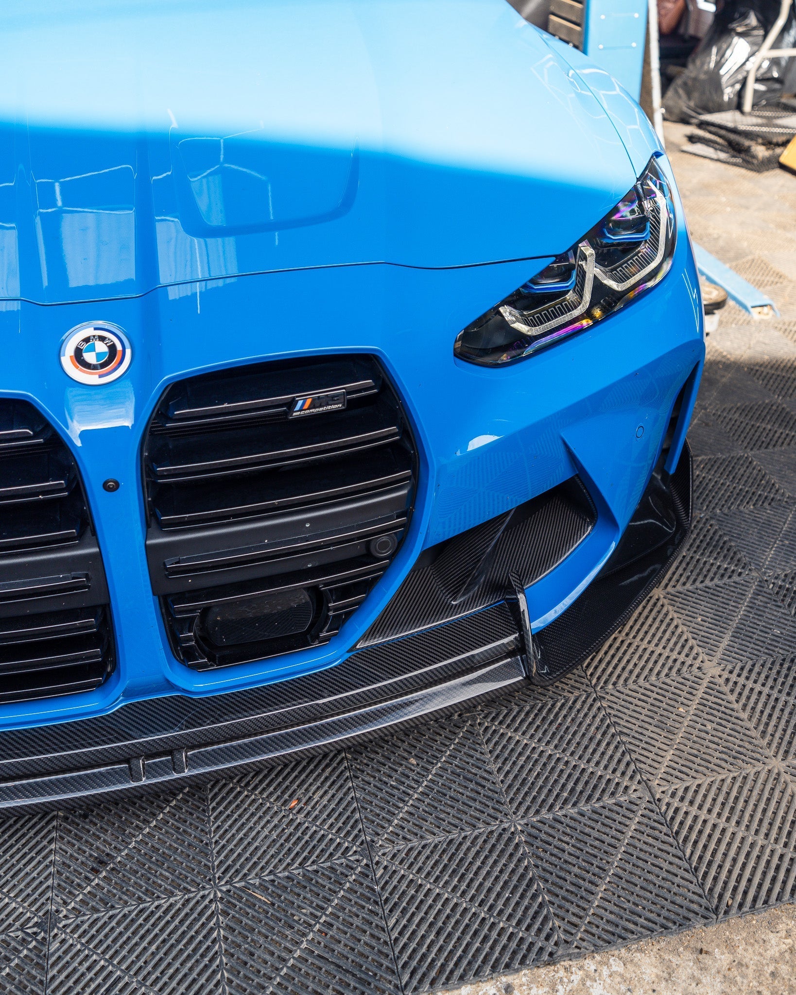 Yahua BMW M3 G80 G81 & M4 G82 G83 Dry Carbon Fibre Front Splitter (2021+)