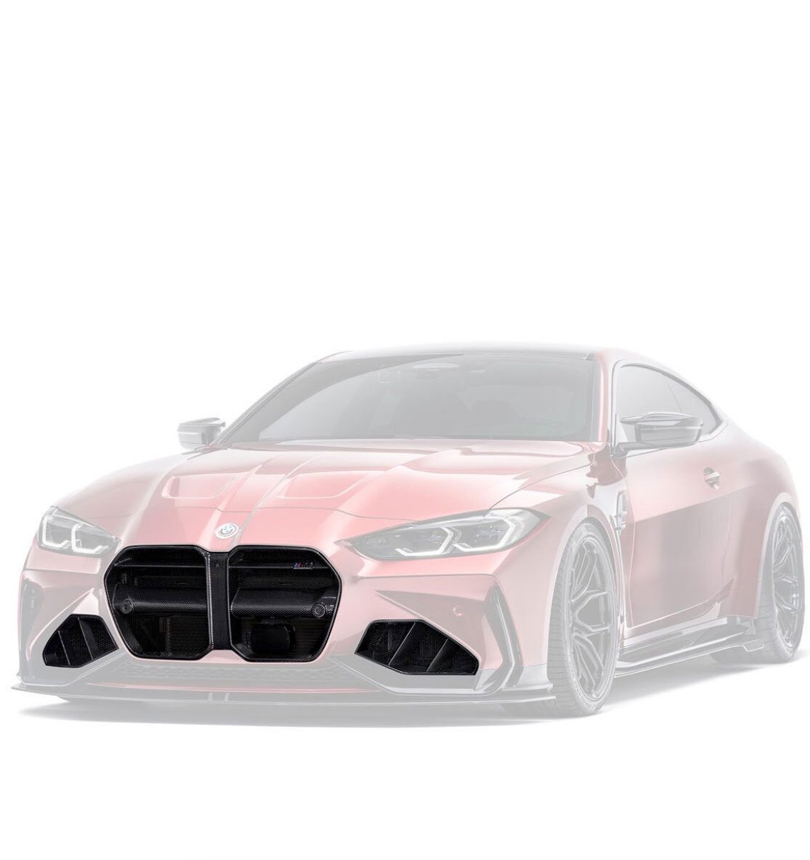 Yahua BMW M3 G80 & M4 G82 Carbon Fibre Grilles & Ducts for V1 Bumper (2021+)