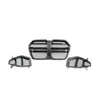 Yahua BMW M3 G80 & M4 G82 Carbon Fibre Grilles & Ducts for V1 Bumper (2021+)
