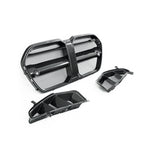 Yahua BMW M3 G80 & M4 G82 Carbon Fibre Grilles & Ducts for V1 Bumper (2021+)