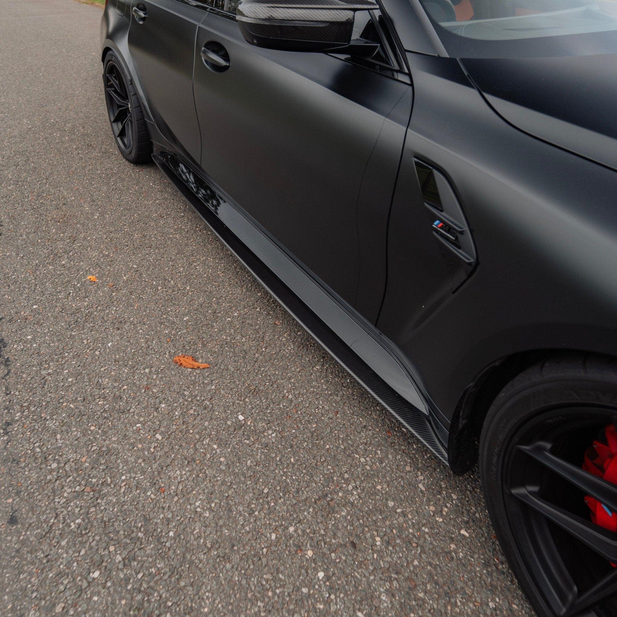 Yahua BMW M3 G80 G81 Pre-Preg Carbon Fibre PR-1 Side Skirts (2020+)