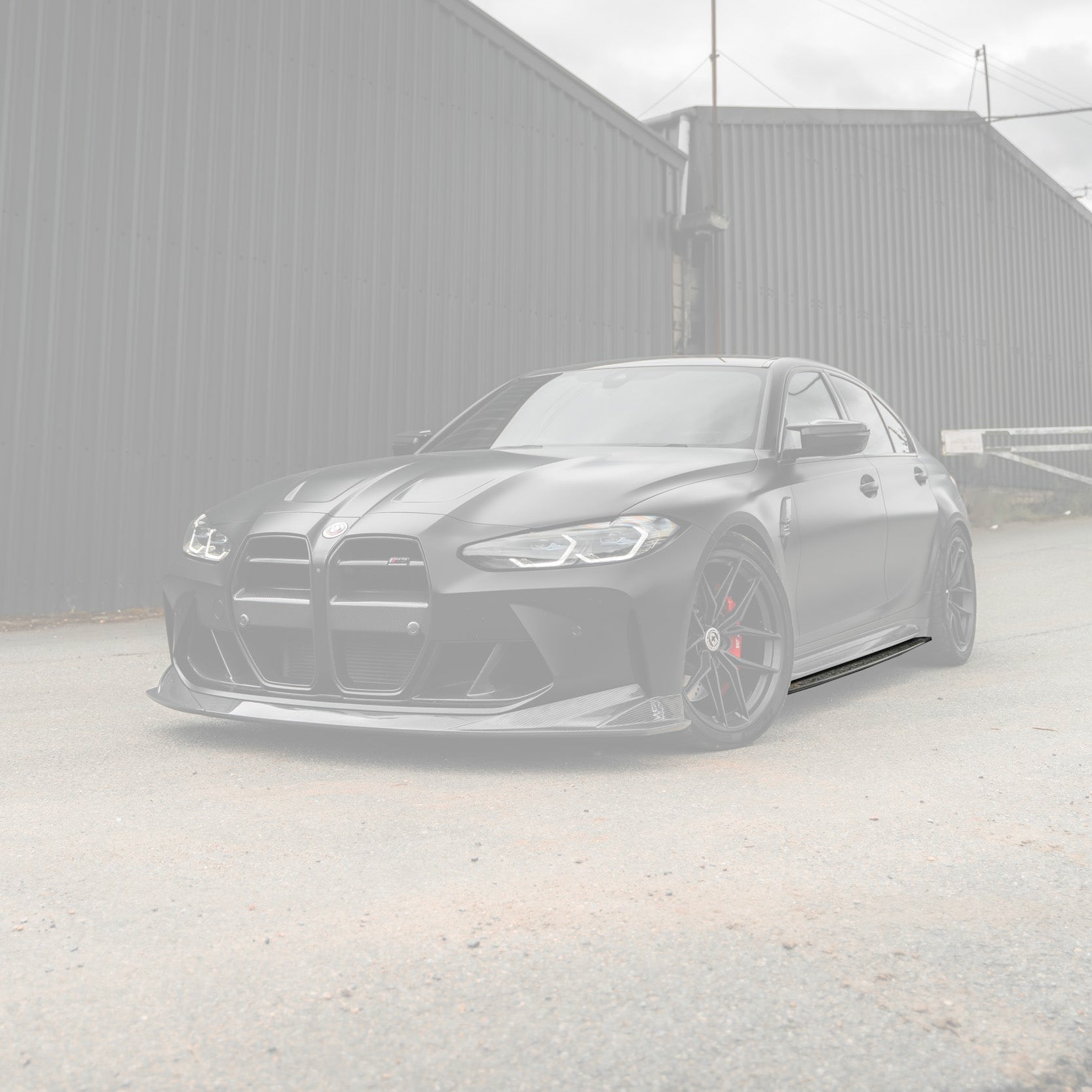 Yahua BMW M3 G80 G81 Pre-Preg Carbon Fibre PR-1 Side Skirts (2020+)
