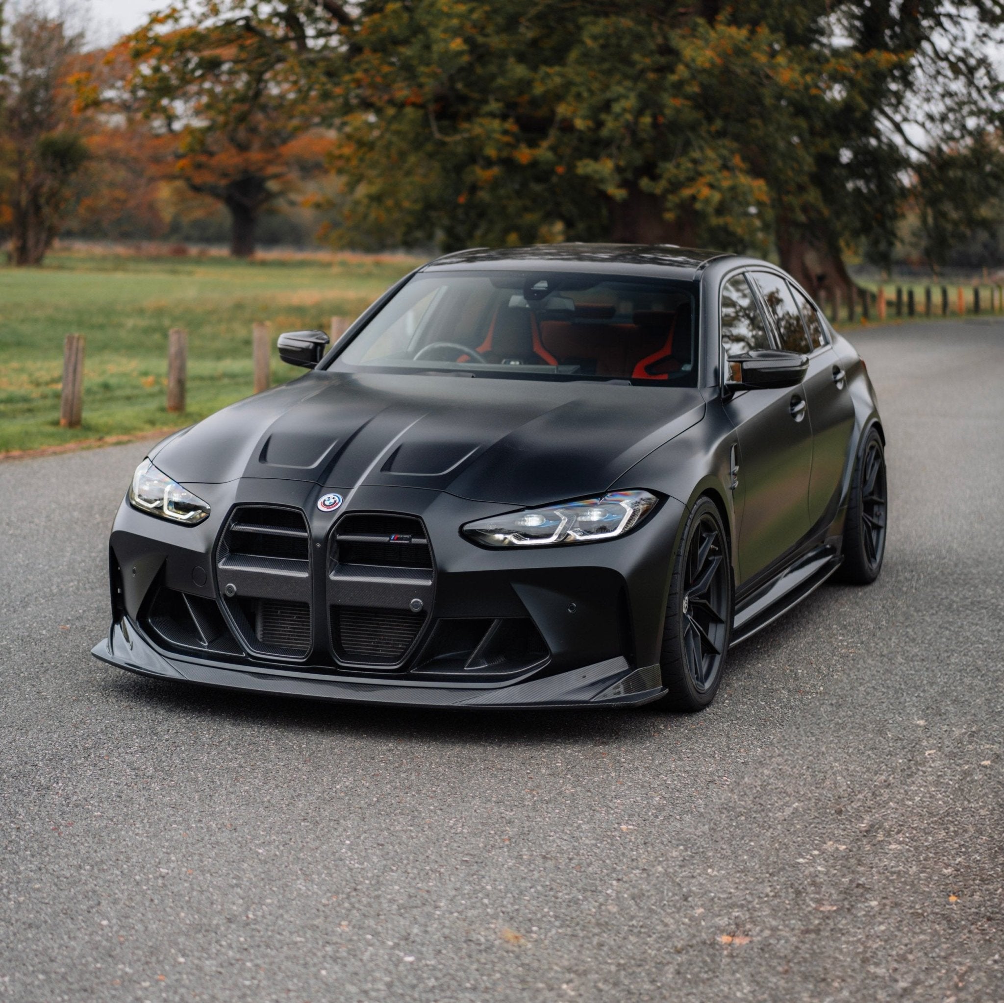 Yahua BMW M3 G80 G81 Pre-Preg Carbon Fibre PR-1 Side Skirts (2020+)