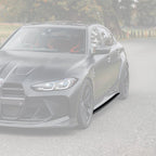 Yahua BMW M3 G80 G81 Pre-Preg Carbon Fibre PR-1 Side Skirts (2020+)